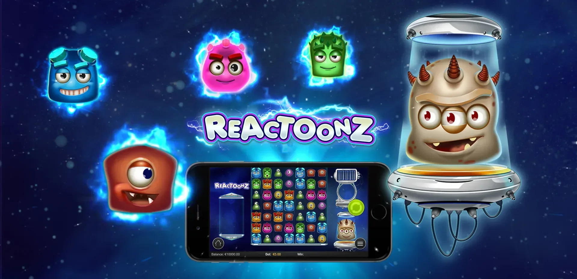 Reactoonz game art